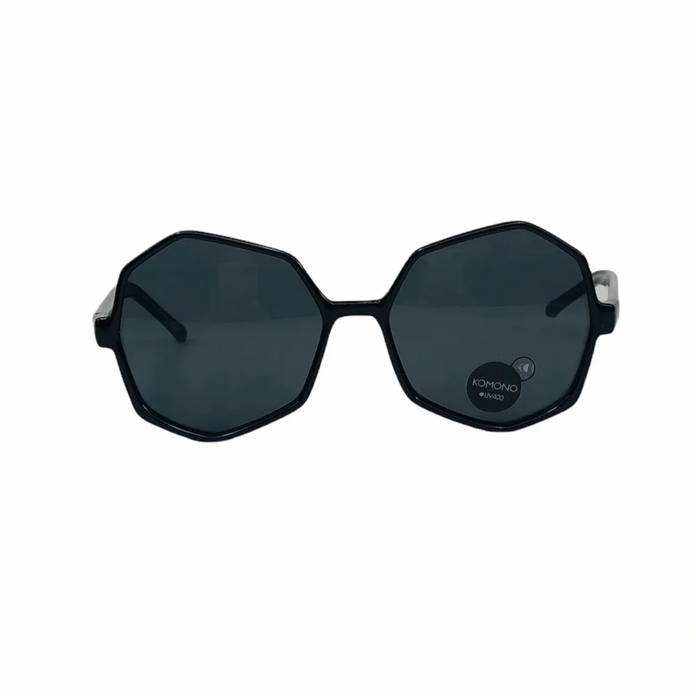 KOMONO sunglasses NEW oversized Bonnie Black Transparent